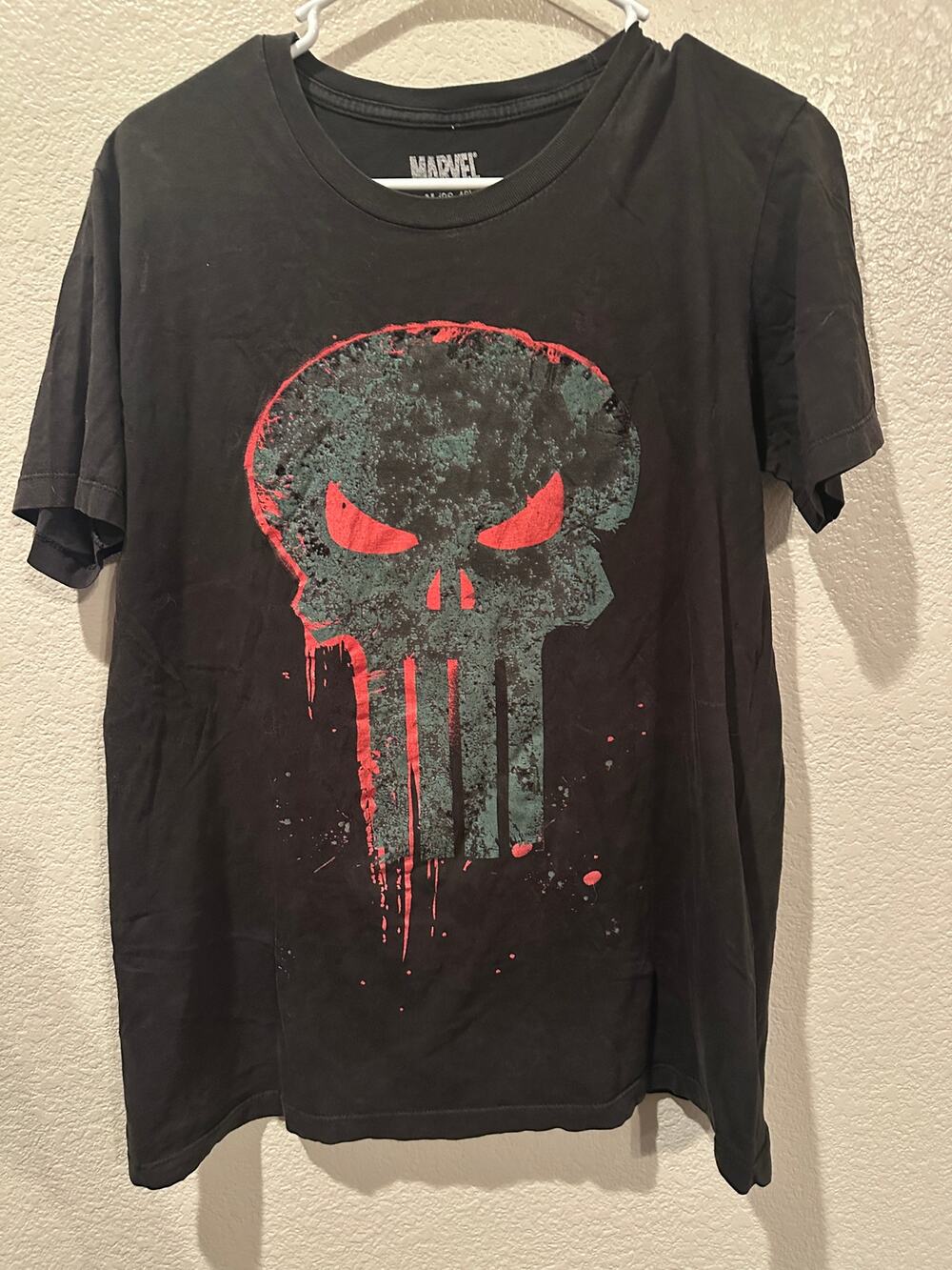 Marvel Punisher Seeing Red by Mad Engine Black Graphic t-shirt M